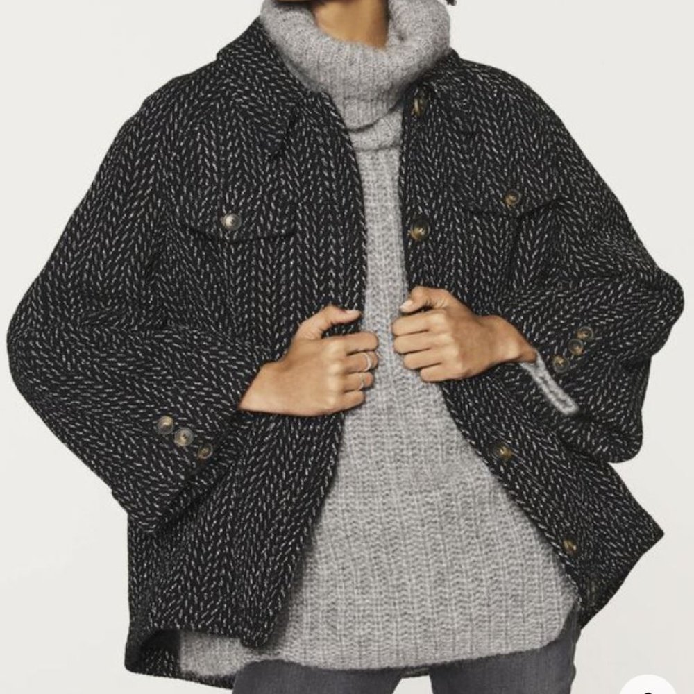 ba&sh Manteau Andy Noir Coat - Size 2 NWT